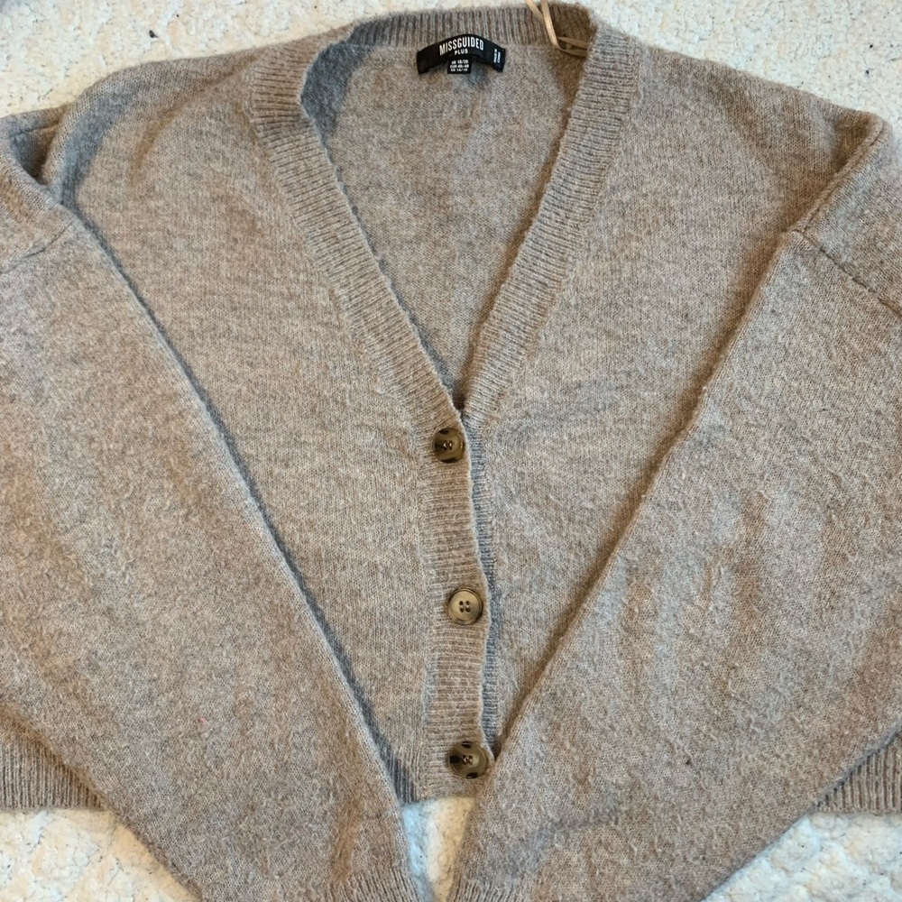 Missguided crop top sweater